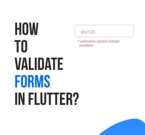 How to validate forms